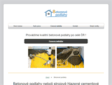 Tablet Screenshot of betonove-podlahy.eu